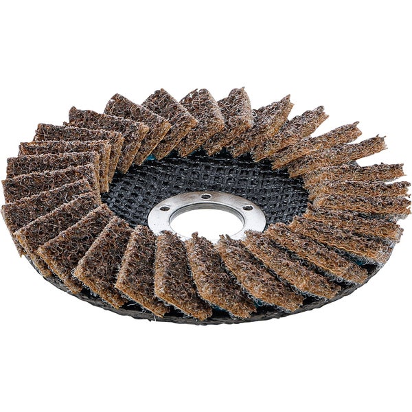 Schleiffächerscheibe für den Einsatz mit Schleifmaschinen