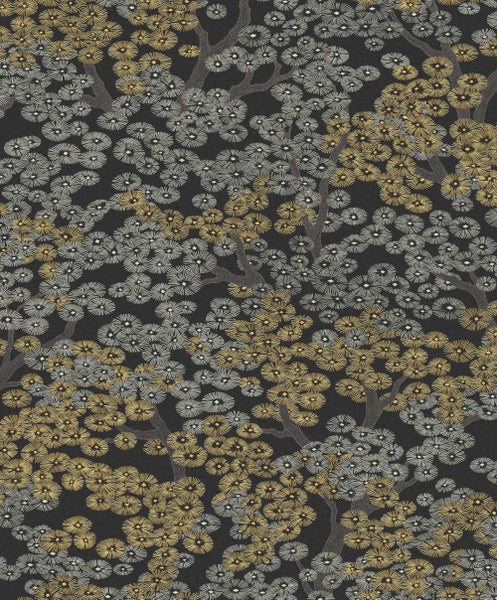 Masureel Tapete Blumen Gelb - 53 cm x 10.05 m - 630672