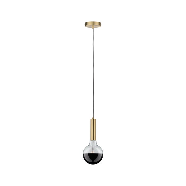 Moderne Pendelleuchte mit Metallfassung und Glaskugel für stilvolle Innenbeleuchtung
