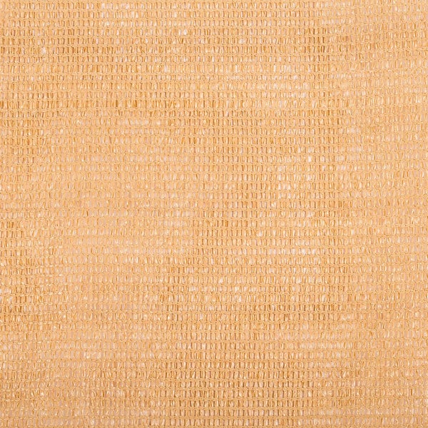 Feinmaschiges Sichtschutznetz aus Kunststoffgewebe in Beige.