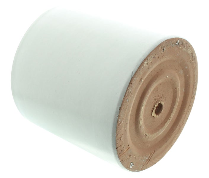 FRANK FLECHTWAREN | Übertopf White, TERRACOTTA, Ø 19 x 18 cm