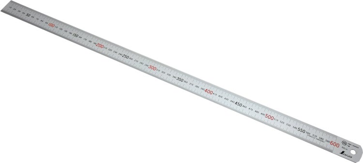 Shinwa Lineal 60cm mit 0,5mm feinen Skala