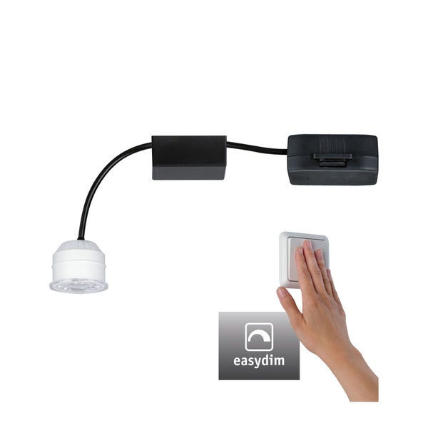 LED Modul Einbauleuchte Easy Dim Nova Mini Plus Coin rund 35mm Coin 4,2W 300lm 230V dimmbar 2700K Klar