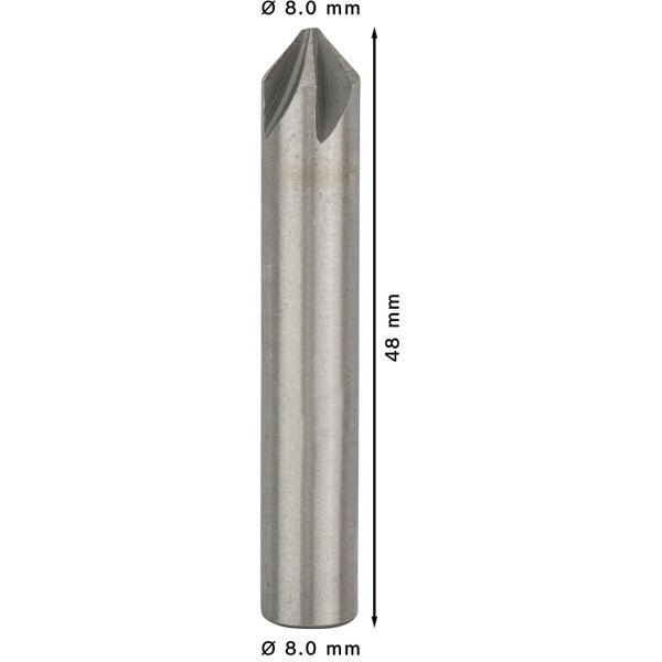 Bosch PRO Steel HSS Kegelsenker 8 x 48 mm M4 - 2608596664