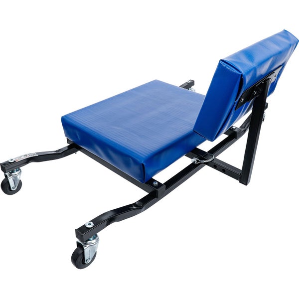 Werkstatthocker mit Rollen und gepolsterter Sitzfläche für die Werkstatt