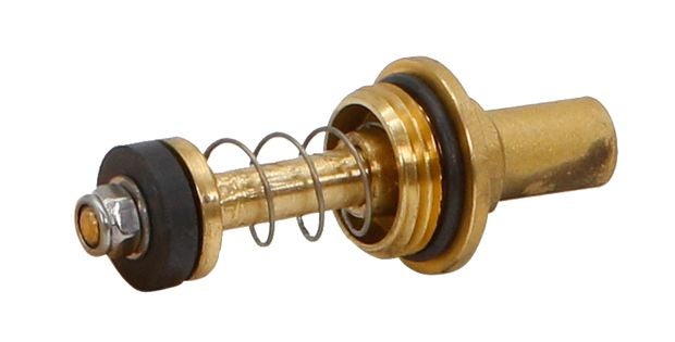 Ventiloberteil aus Messing mit Feder, Dichtung und O-Ring