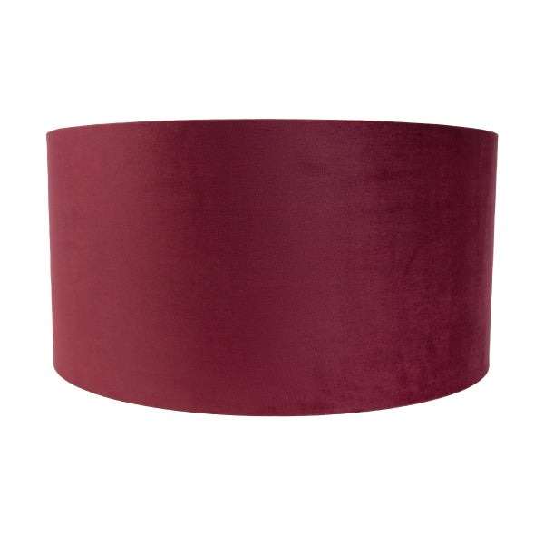 Zylindrischer Lampenschirm aus Samt