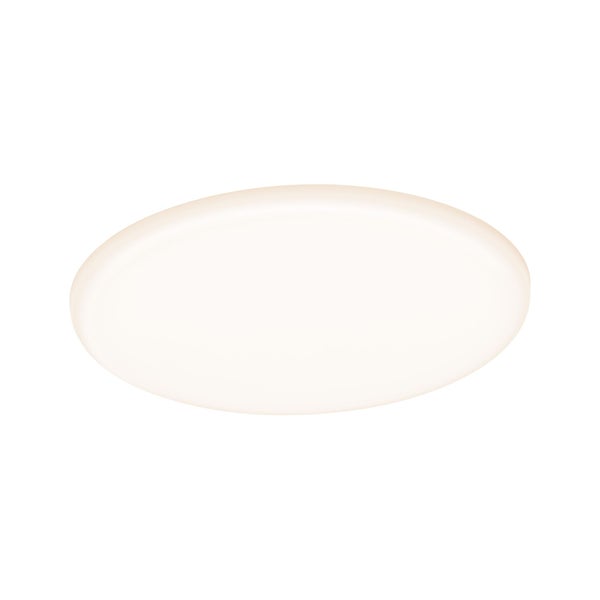 VariFit LED Einbaupanel Veluna IP44 rund 215mm 17W 1300lm White Switch Transparent