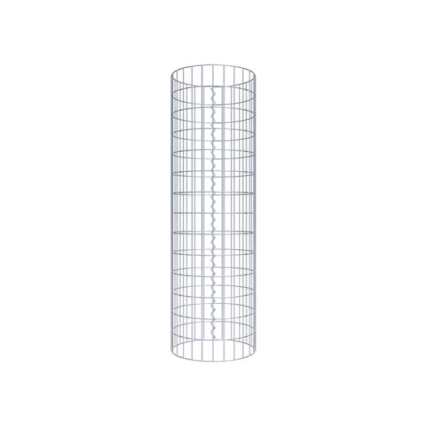Gabionensäule Durchmesser 42 cm, MW 5 x 10 cm rund - Höhe: 1,40 m