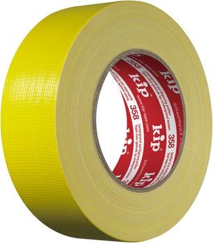 Eine Rolle Kip Gewebeband 358 für verschiedene Abklebearbeiten im Handwerk