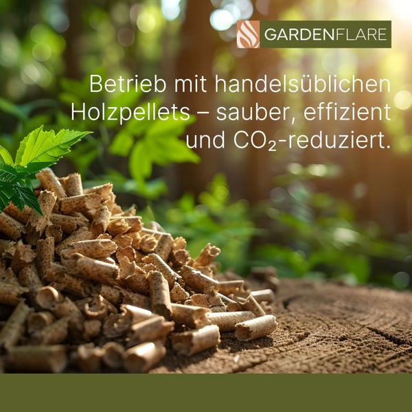 Vergleichstabelle Feuerrohr Premium und Feuerrohr Klassik von Gardenflair mit technischen Details