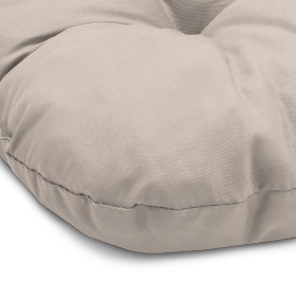 Beautissu Lisa Stuhlkissen 40x40x8cm Taupe (4tlg)