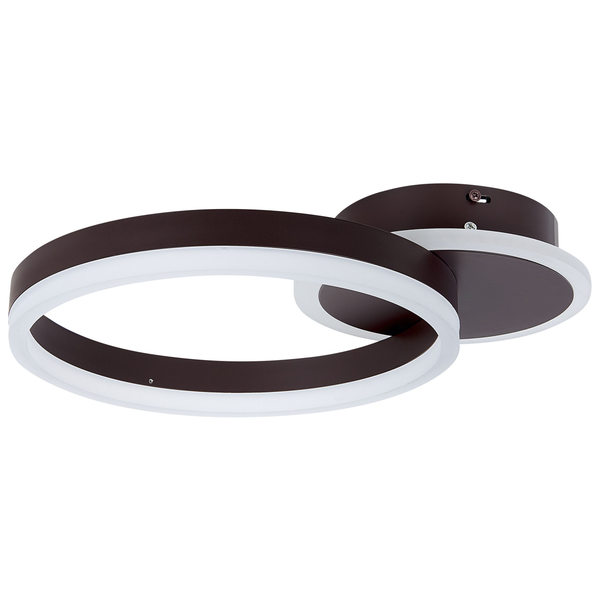 Technische Zeichnung einer Deckenleuchte mit Maßangaben