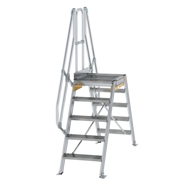 MUNK Überstieg 60° inkl. einen Handlauf, Stufenbreite 600mm, 2x5 Stufen