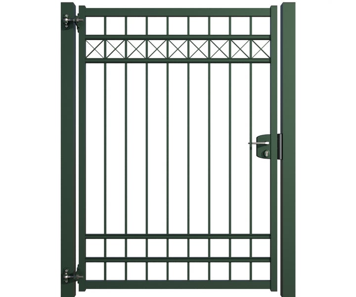 Metall Gartentor mit Schloss