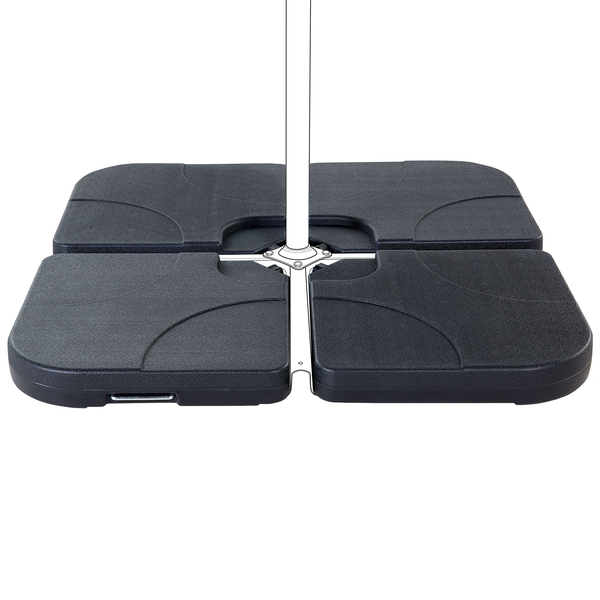 Sonnenschirmfuß CARIA Schwarz Quadratisch 9 kg