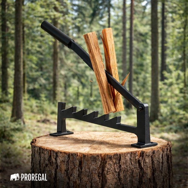 PROREGAL Bullforce Holzspalter manuell zur Wandmontage mit | HORNBACH