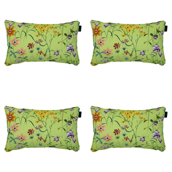 Dekokissen Milly grün - Ca. 30x50 cm - 4er-Set