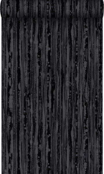 Origin Wallcoverings Tapete Streifen Schwarz - 53 cm x 10.05 m - 346644
