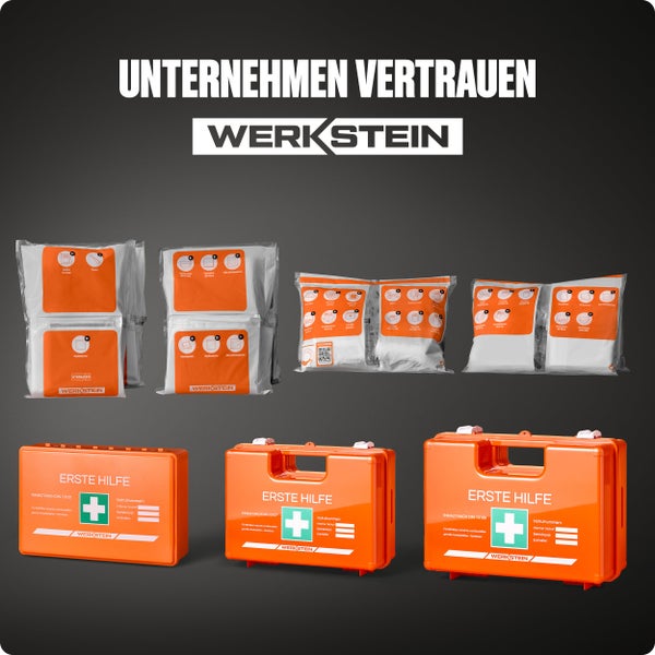 Erste Hilfe Nachfüllset DIN 13169:2021 inkl. Erste Hilfe Anleitung - Verbandskasten Nachfüllset DIN 13169 mit praktischen Innentaschen - DIN 13169 Nachfüllset für Betriebe - Verbandsmaterial Set