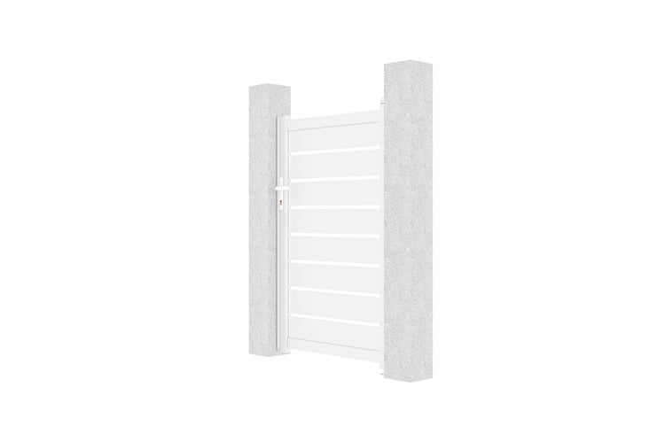 Tor 1m VOGEL H.160cm Weißaluminium
