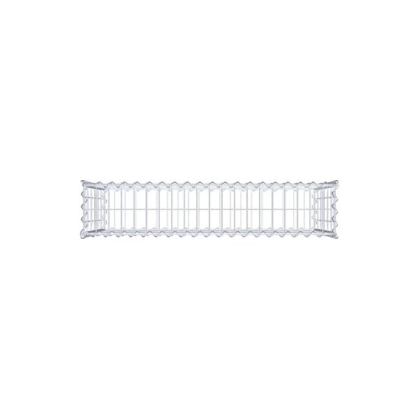 Gabione 100 cm x 60 cm x 20 cm (L x H x T), Maschenweite 5 cm x 10 cm, Spirale