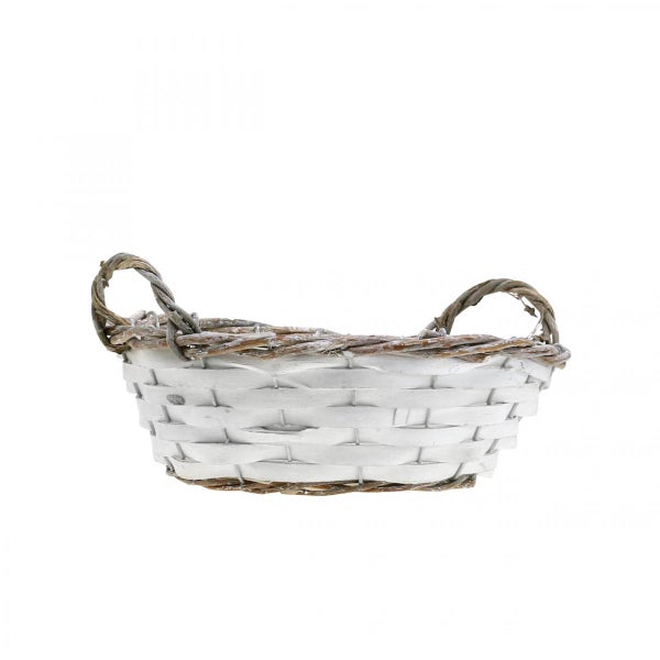 Korb aus Weide mit zwei Griffen