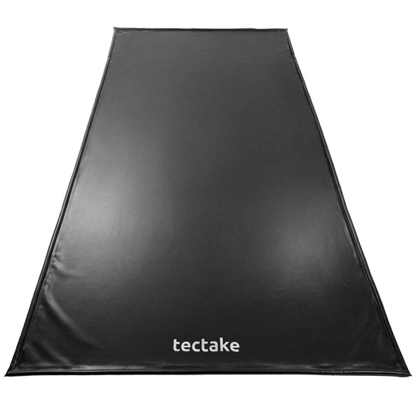 Tectake Solarabsorber für Pools aus strapazierfähigem Kunststoff, schwarze Heizmatte.
