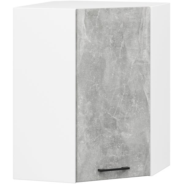 Eckhängeschrank mit einer Tür und einem Griff