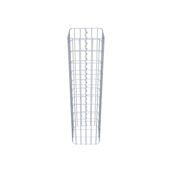 Gabionensäule 27 x 27 cm, MW 5 x 10 cm eckig - Höhe: 1,10 m