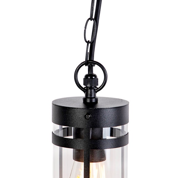 Moderne Outdoor Hängelampe schwarz IP44 - Gleam