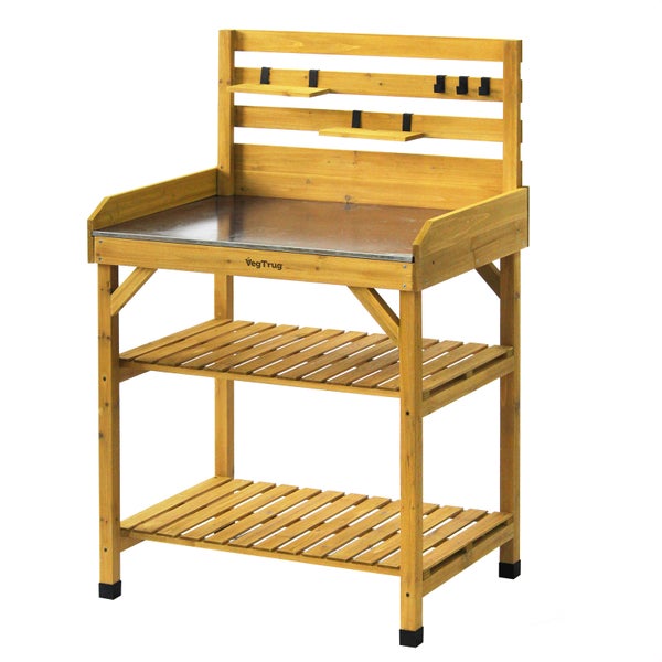 VegTrug® Pflanztisch - Natur - 81 x 56 x 125 cm