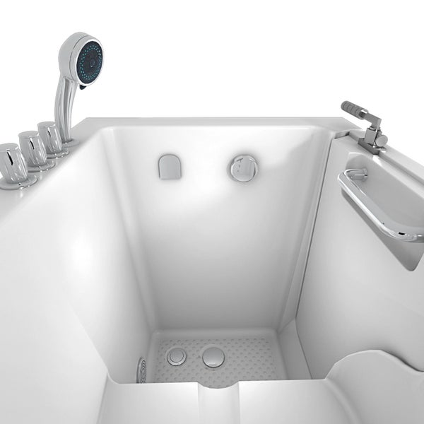 Sitzwanne Whirlpool Wanne mit Tür S02WP-TH-B-L 100x78cm