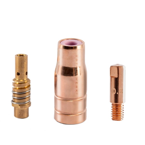 Schweißdüsen- und Kontaktrohr-Set