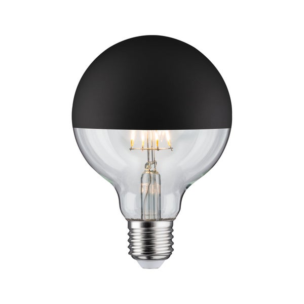 Modern Classic Edition Standard 230V LED Globe Kopfspiegel E27 G95 600lm 6,5W 2700K dimmbar Kopfspiegel Schwarz matt