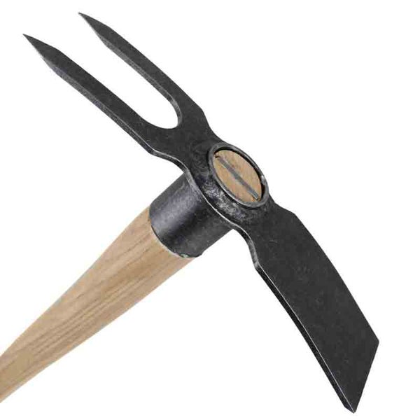 Doppelhacke (gerade) mit Holzstiel