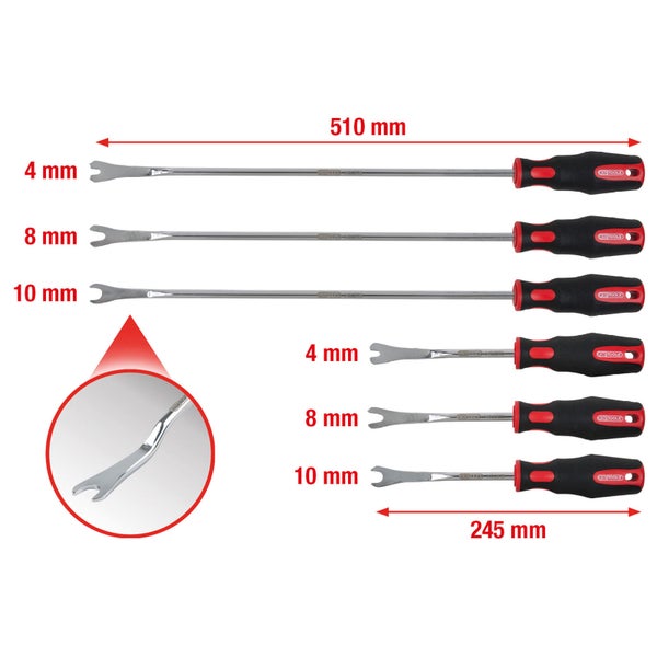 KS Tools Bremsfederzangen Set mit verschiedenen Größen