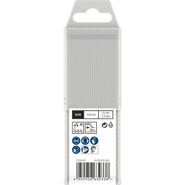 Bosch PRO Metal Pipes and Profiles T321AF Stichsägeblatt 132 mm 25-tlg. - 2608655126