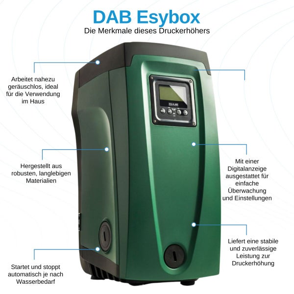 DAB Esybox Druckerhöher für den Hausgebrauch mit digitaler Anzeige