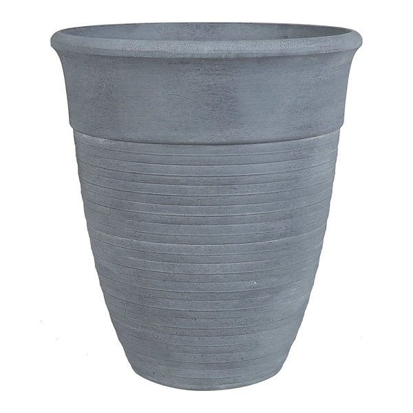 Blumenkübel KATALIMA Stein 43 cm Grau