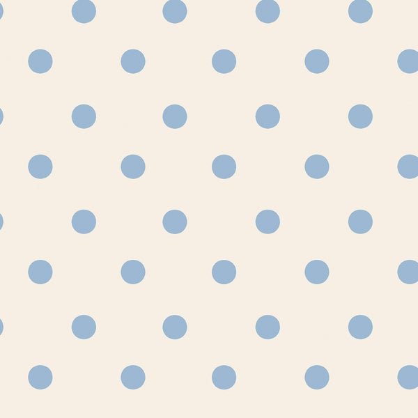 Vliestapete - Button Spot Blue