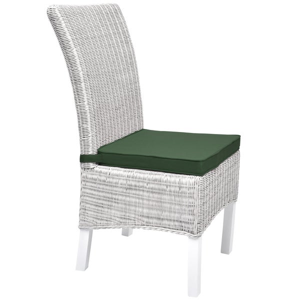 Beautissu Loft SK Stuhlkissen 45x40x5cm Dunkelgrün (4tlg)