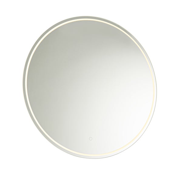 Runder Spiegel mit integrierter Beleuchtung
