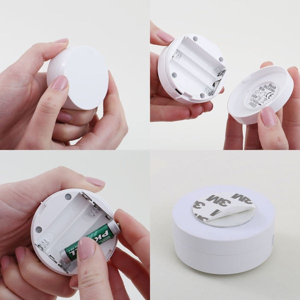 LED Schranklicht Tastschalter Fernbedienung Dimmbar W weiß Kunststoff Briloner