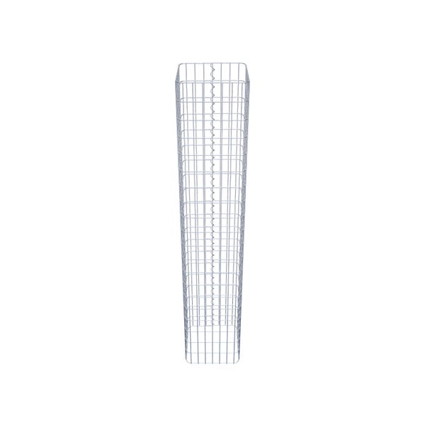 Gabionensäule 37 x 37 cm, MW 5 x 10 cm eckig - Höhe: 2,00 m