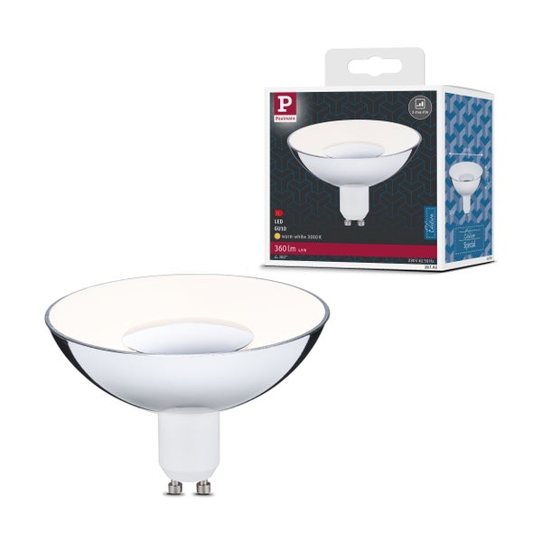 Paulmann LED Reflektorlampe GU10, 4,9 Watt, 360 Lumen, 3000 Kelvin warmweiß, 3-Stufen dimmbar