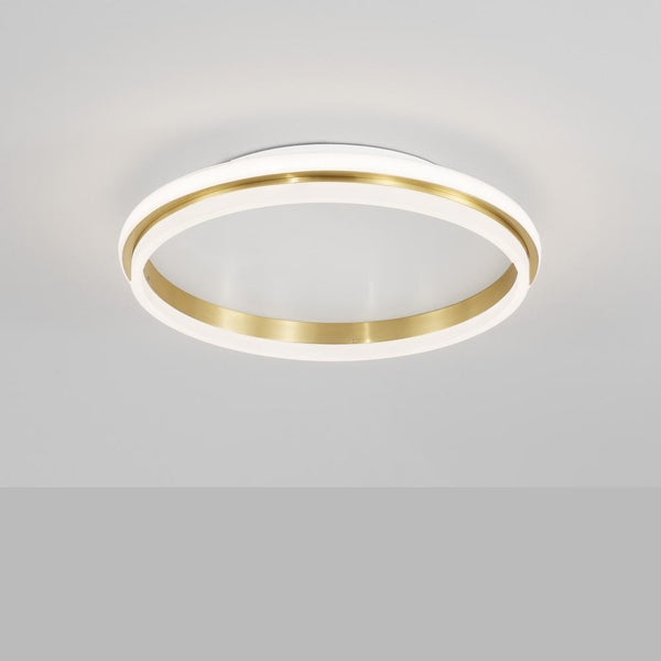 LED Deckenleuchte Willow in Gold und Weiß 38W 3761lm