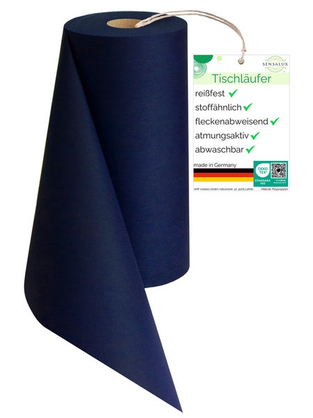 Sensalux NATURE Tischläufer - 0,5m x 25m Meeresblau