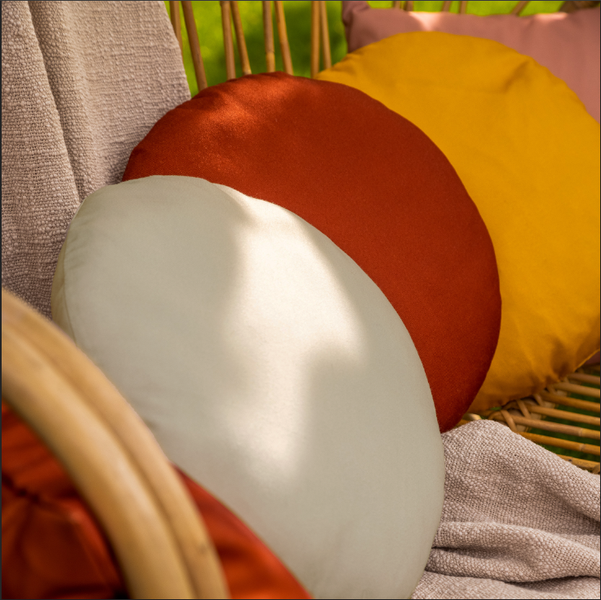 Sol Outdoor Kissen - Ø40 cm Beige - Mit Reißverschluss