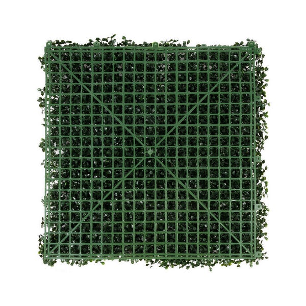 FLOORDIREKT Pflanzenwand - Boxwood Dark-Green - Kunstpflanzenwand zur Dekoration - 50 x 50 cm